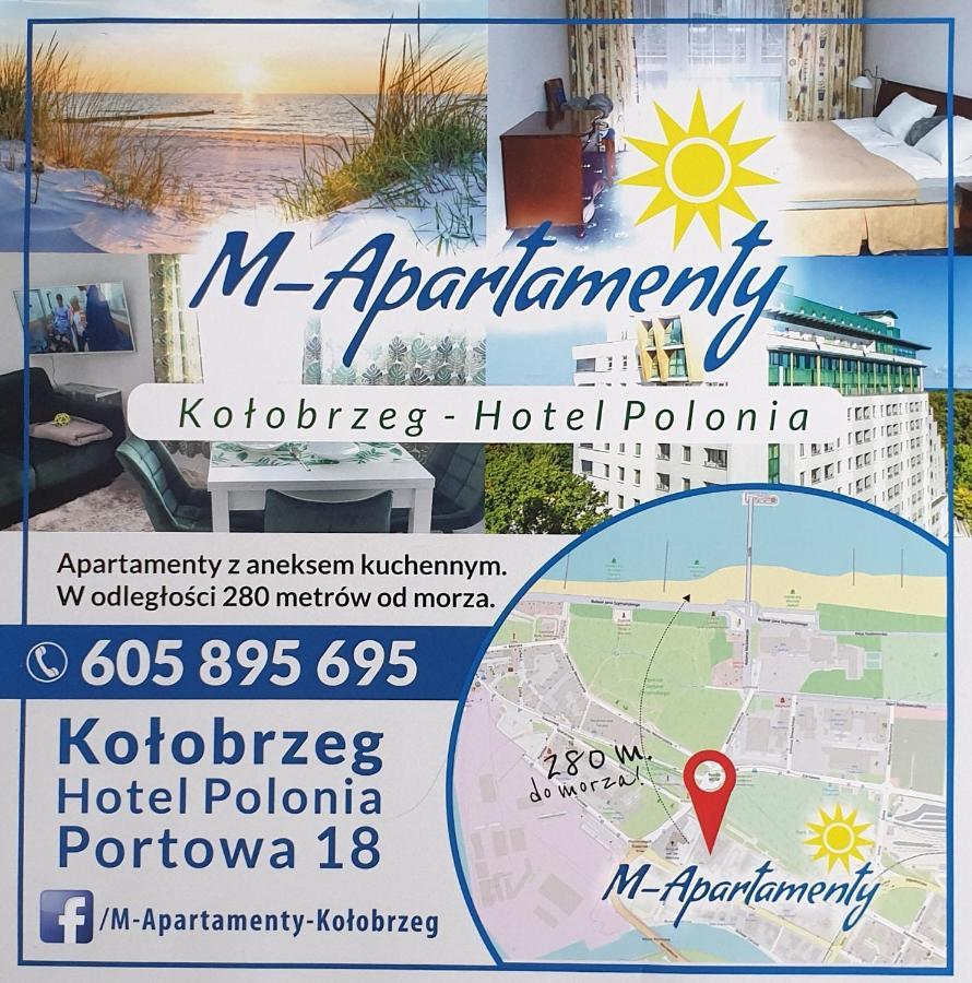 M-Apartamenty w Hotelu Polonia Kołobrzeg Zewnętrze zdjęcie